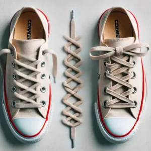 コンバースローカット靴紐結び方の基本とおしゃれなアレンジ方法を紹介するイメージ画像