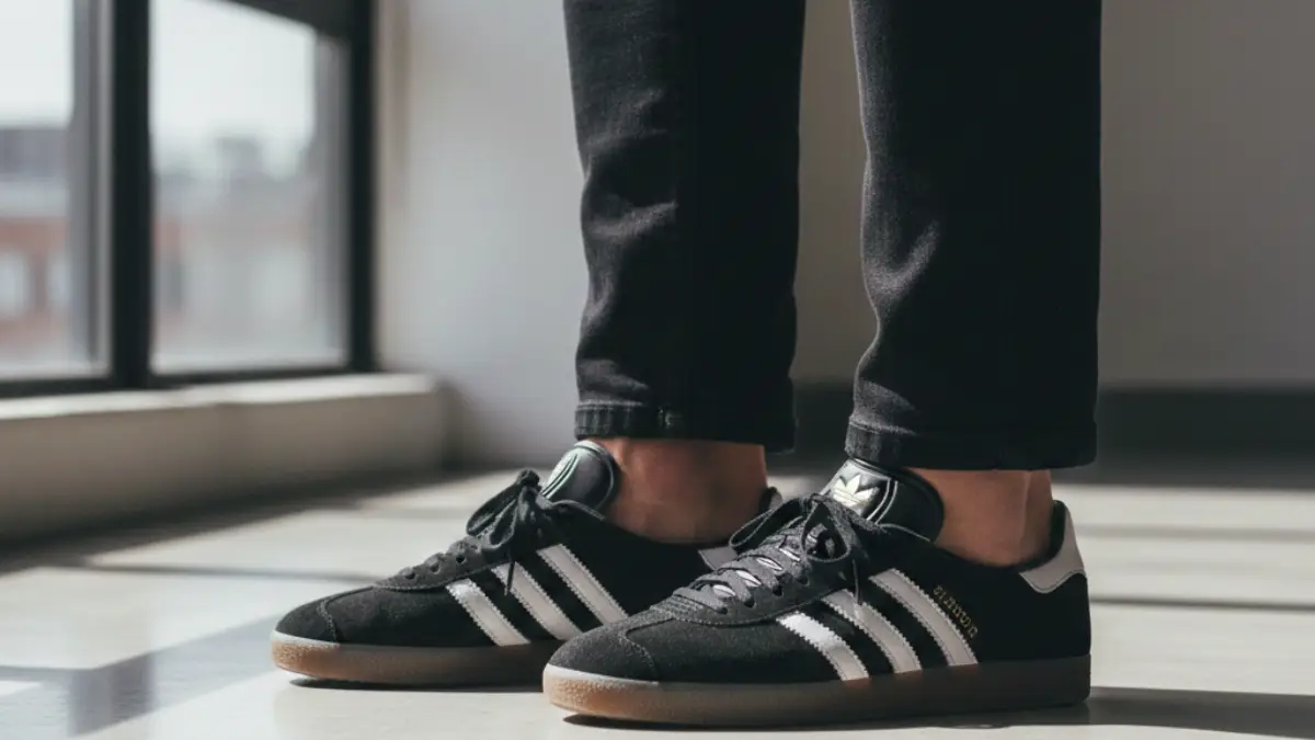 アディダス ガゼル うるさい理由はソール？静かに履くための対策法