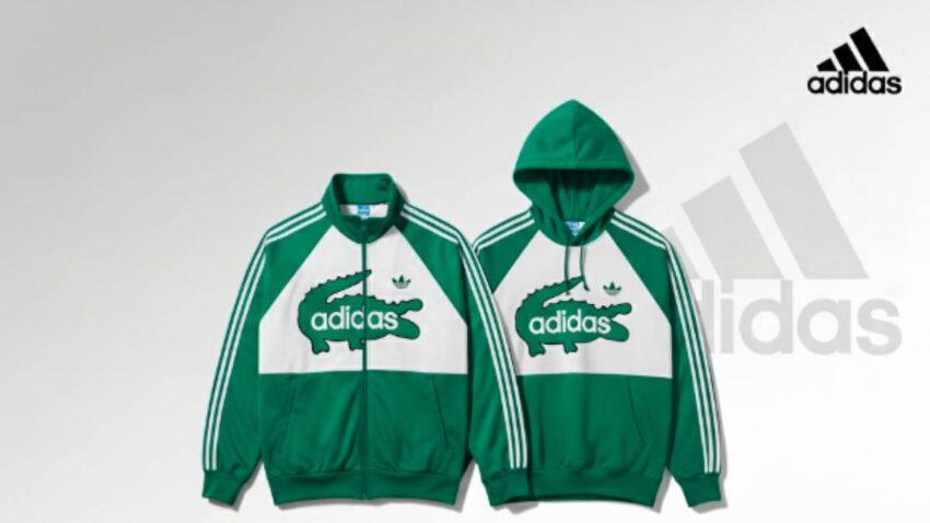 adidas昔のロゴがデザインされたビンテージアイテム