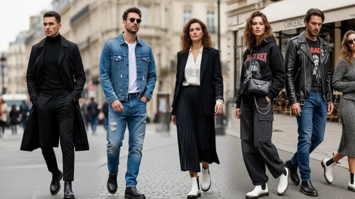 ドクターマーチン チェルシーブーツのファッションコーデ例